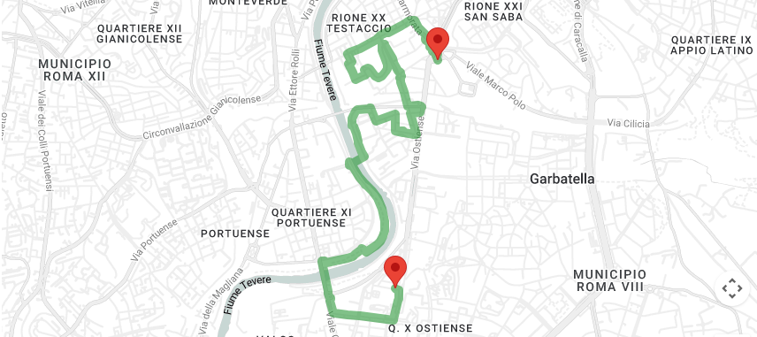 Verde e street art tra le due sponde del fiume